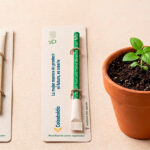 Bolígrafo germinable personalizado para regalos corporativos ecológicos.