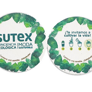 Tarjeta Germinable Premium 5 cm x 5 cm (Elige la Forma)
