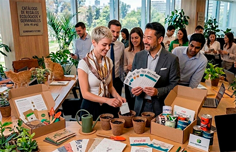 Catalogo de regalos corporativos ecologicos para la semana de la sostenibilidad en Colombia
