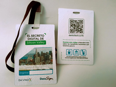 Escarapelas Ecologicas para eventos sostenibles