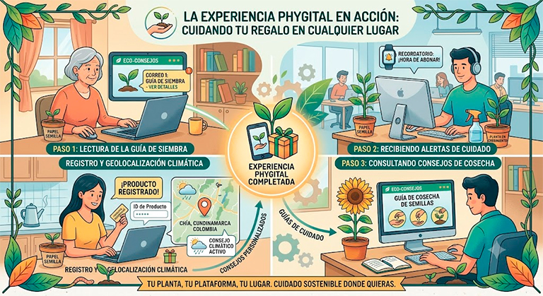 Regalos Sostenibles con experiencia phygital