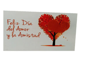 Postal con Corazón Semilla Germinable
