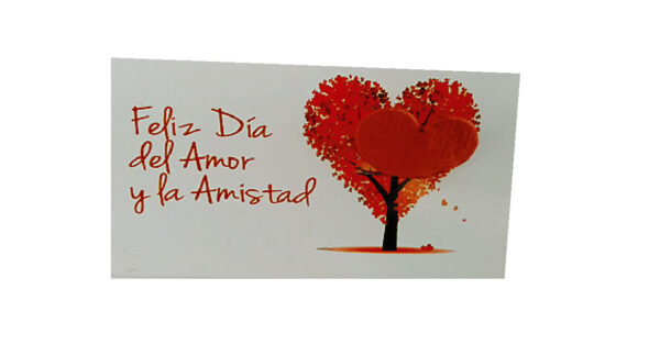 Postal con Corazón Semilla Germinable